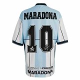 Retro Argentina Farewell Diego Maradona Testimonial Jersey Mens 2001