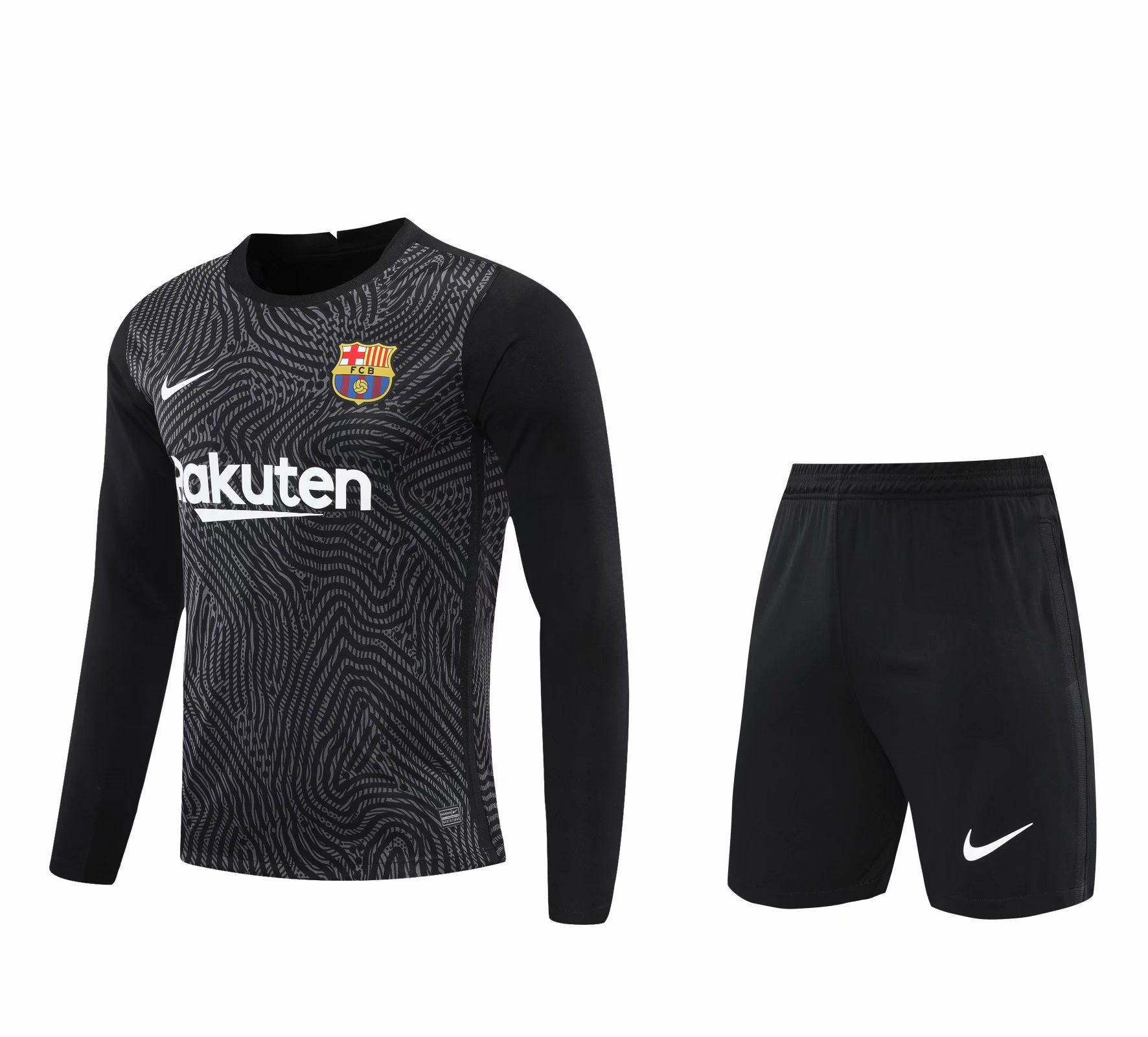 barcelona black jersey long sleeve