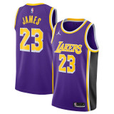 Mens Los Angeles Lakers Jordan Purple Swingman Jersey - Statement Edition
