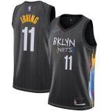 Mens Brooklyn Nets Nike Black 2020/21 Swingman Jersey - City Edition