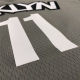 Mens Brooklyn Nets Jordan Brand Gray 2020/21 Swingman Jersey - Statement Edition