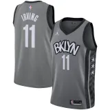 Mens Brooklyn Nets Jordan Brand Gray 2020/21 Swingman Jersey - Statement Edition