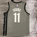 Mens Brooklyn Nets Jordan Brand Gray 2020/21 Swingman Jersey - Statement Edition