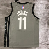 Mens Brooklyn Nets Jordan Brand Gray 2020/21 Swingman Jersey - Statement Edition