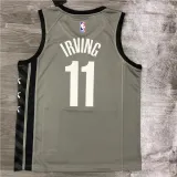Mens Brooklyn Nets Jordan Brand Gray 2020/21 Swingman Jersey - Statement Edition