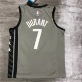 Mens Brooklyn Nets Jordan Brand Gray 2020/21 Swingman Jersey - Statement Edition