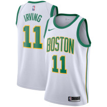 Mens Boston Celtics Nike White 2019/20 Swingman Jersey - City Edition