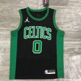 Mens Boston Celtics Jordan Black 2020/21 Swingman Jersey - Statement Edition