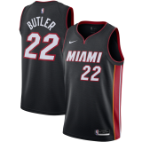 Mens Miami Heat Nike Black 2020/21 Swingman Jersey - Icon Edition
