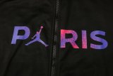 Mens PSG x Jordan Hoodie Jacket + Pants Training Suit Black 2021/22