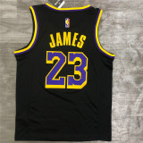 Mens Los Angeles Lakers Nike Black 2020/21 Swingman Jersey - Earned Edition