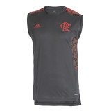 Mens Flamengo Training Singlet Grey 2021/22