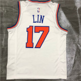 Mens New York Knicks Nike Black 2020/21 Swingman Jersey - Association Edition