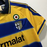 Mens Parma Calcio Retro Home Jersey 1999/2000
