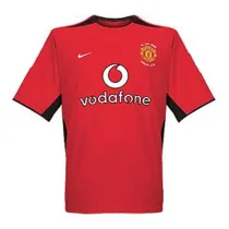 Mens Manchester United Retro Home Jersey 2002-2004