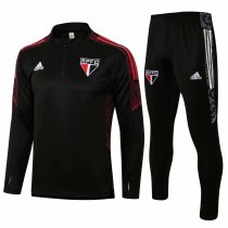 Mens Sao Paulo FC Training Suit Black 2021/22
