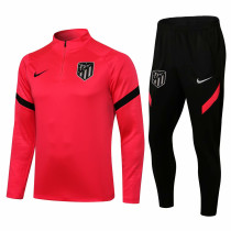 Mens Atletico Madrid Training Suit Red 2021/22