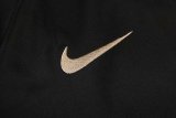 Mens Liverpool Jacket + Pants Training Suit Black - Gold 2021/22
