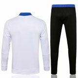 Mens Real Madrid Jacket + Pants Training Suit White 2021/22