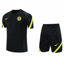 Mens Chelsea Short Training Suit Black 2021/22