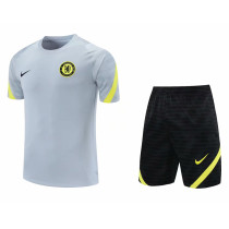Mens Chelsea Short Training Suit Grey 2021/22