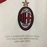 Mens AC Milan Retro Away Jersey 2002/03
