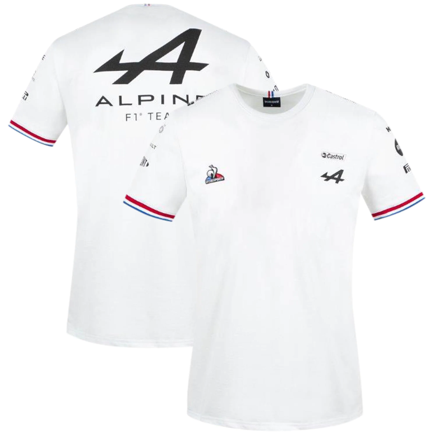 US$ 19.80 - Mens Alpine F1 Team 2021 White T-Shirt - www.fcsoccerworld.com