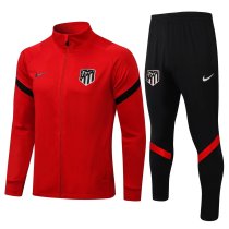 Mens Atletico Madrid Jacket + Pants Training Suit Red 2021/22