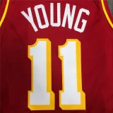 Mens Atlanta Hawks Nike Red Swingman Jersey - Icon Edition