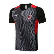 Mens AC Milan Short Training Jersey Grey 2021/22