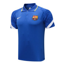 Mens Barcelona Polo Shirt Blue II 2021/22