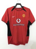 Mens Manchester United Retro Home Jersey 2002-2004