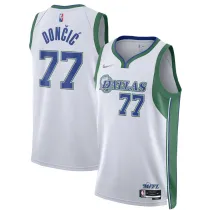 Mens Dallas Mavericks Nike White 2022 Swingman Jersey - City Edition