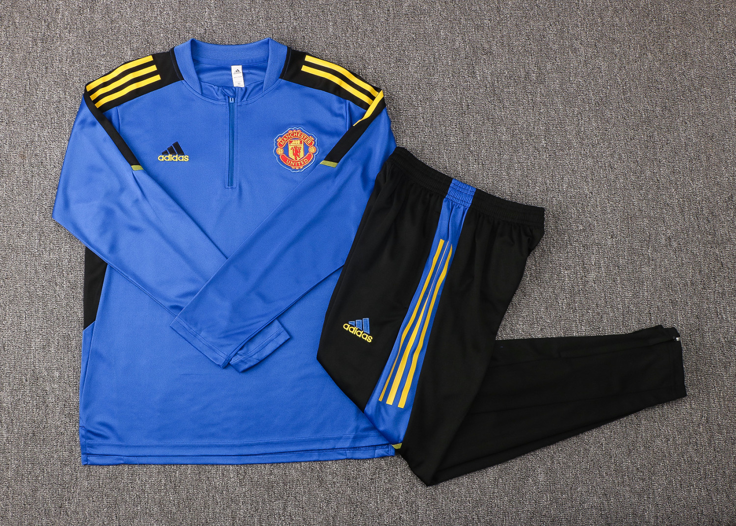 US$ 29.80 - Kids Manchester United Training Suit Blue 2021/22 - www ...