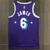 Mens Los Angeles Lakers Nike Purple 2022 Swingman Jersey - City Edition