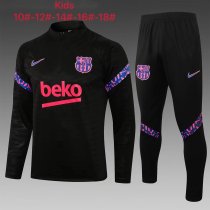 Kids Barcelona Training Suit Black 2021/22
