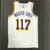 Mens Los Angeles Lakers Master Chief 117 Nike 2022 Swingman Jersey - City Edition