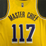 Mens Los Angeles Lakers Master Chief 117 Nike 2022 Swingman Jersey - City Edition