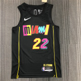Mens Miami Heat Nike Black 2022 Swingman Jersey - City Edition