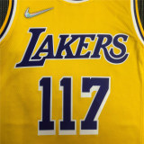 Mens Los Angeles Lakers Master Chief 117 Nike 2022 Swingman Jersey - City Edition