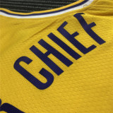 Mens Los Angeles Lakers Master Chief 117 Nike 2022 Swingman Jersey - City Edition