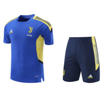 Mens Juventus Short Training Suit Blue 2021/22