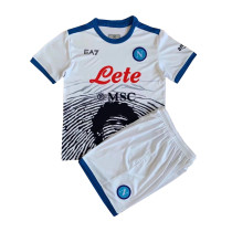 Kids Napoli Limited Edition White Jersey 2021/22