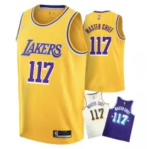 Mens Los Angeles Lakers Master Chief 117 Nike 2022 Swingman Jersey - City Edition