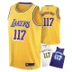 Mens Los Angeles Lakers Master Chief 117 Nike 2022 Swingman Jersey - City Edition