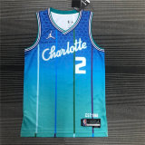 Mens Charlotte Hornets Jordan Brand Teal 2021/22 Swingman Jersey - City Edition