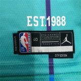 Mens Charlotte Hornets Jordan Brand Teal 2021/22 Swingman Jersey - City Edition