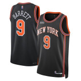 Mens New York Knicks Nike Black 2022 Swingman Jersey - City Edition