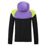 Mens Brazil All Weather Windrunner Jacket Purple - Black 2022