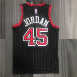 Mens Chicago Bulls 75 Years Jordan Black Swingman Jersey - Statement Edition